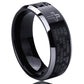 Stainless Steel Wedding Band Men Women, 8mm Lord's Prayer with Cross Praying, Stainless steel Promise Ring Men Women, Stainless Steel Band