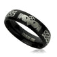 Stainless Steel Wedding Band Men Women, 6mm Celtic Claddagh With Celtic Knott, Stainless steel Promise Ring Men Women, Stainless Steel Band