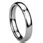 Tungsten Ring, 2mm 4mm 6mm 8mm Wedding band, Men's Tungsten Ring, Women's Tungsten Ring, Tungsten Promise Ring, Classic Dome Wedding Band.