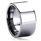 Tungsten Ring, Men's Tungsten Wedding Band, Men's Tungsten Ring, Tungsten Band, Anniversary Ring, Personalized Ring, 12mm Wide Flat Ring