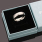 Stainless Steel Wedding Band Men Women, 6mm Matte Center Domed Classy, Stainless steel Promise Ring Men Women, Stainless Steel Band Ring