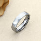 Tungsten Wedding Band Women, Tungsten Ring Women,  6mm Triangular Prism Patterns Tungsten Carbide Ring,Tungsten Ring,Womens Promise Ring