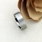 Titanium Wedding Band Men Women, 8mm Matte Flat Classic Band, Titanium Promise Ring Men Women