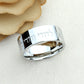 9mm 12mm Tungsten Promise Ring Wedding Band Hebrew Song of Solomon Inspiration Ring Custom Engraving Personalized Ring Inspirational Band