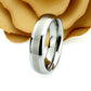 His And Hers Tungsten Wedding Band Set,Men & Women,8mm,6mm,Matte Center Domed Ring,Tungsten Carbide Ring, Promise Ring For Couple, Wood Box