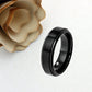 Tungsten Ring, Women's Tungsten Wedding Band, Women's Black Wedding Band, Black Tungsten Ring Band, Anniversary Ring, 6mm Ring