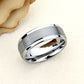 Tungsten Ring, Men's Tungsten Wedding Band, Men's Tungsten Ring, Tungsten Band, Anniversary Ring, Personalized Ring, Brushed 9mm Ring