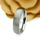 Tungsten Wedding Band Men, 6mm Gray Tungsten Ring Men, Mens Tungsten Ring, Matte Domed,Tungsten Promise Ring for Men, Husband Gift