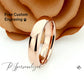 Rose Gold Tungsten Wedding Band Men, Custom Engraving 5mm Domed Tungsten Ring Men, Tungsten Carbide Mens Promise Ring, Husband Gift