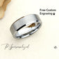Mens Wedding Band Tungsten,Mens Tungsten Ring,8mm,Matte Finished Top Beveled,Engagement Ring,Promise Ring, Rings for Men, Husband Gift