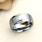 Tungsten Ring, Men's Tungsten Wedding Band, Men's Tungsten Ring, Tungsten Band, Anniversary Ring, Personalized Ring, 9mm Cross Ring
