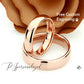 His And Hers Tungsten Wedding Band Set,Men & Women Set,7mm,5mm,Rose Gold Domed Ring,Tungsten Carbide Ring, Promise Ring For Couple