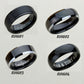 8mm Tungsten Wedding Band Tungsten Promise Ring Viking Futhark Runes With Vegvisir Viking Guidance Compass Symbol Personalized Custom Ring