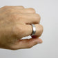 Stainless Steel Wedding Band Women, 6mm Matte Center Classy, Stainless steel Promise Ring Women & Men, Stainless Steel Band Ring