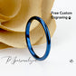 Tungsten Wedding Band Women, 2mm Domed Classic Wedding Band Black/Gold/Silver/Blue Color, Tungsten Carbide Ring, Womens Promise Ring