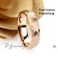 Tungsten Ring, Tungsten Wedding Band, Rose Gold Wedding Band, Tungsten Ring Band, Anniversary Ring, 6mm Hammered Ring