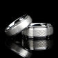 His Or Hers Tungsten Wedding Band Set,Men & Women,9mm/7mm,Irish Celtic Knot Pattern,Tungsten Carbide Ring, Promise Ring For Couple