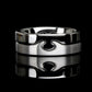 Tungsten Puzzle Ring, Interlocking Ring, Mens Tungsten Wedding Band, Tungsten Ring for Women, Couple Gift, Promise Ring, Unique Wedding Band