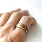His And Hers Tungsten Wedding Band Set, Fire Opal Inlay Tungsten Ring For Men & Women, 8mm, 6mm,Promise Ring For Couple